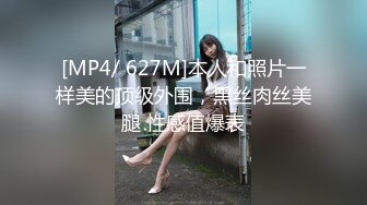 [MP4/ 627M]本人和照片一样美的顶级外围，黑丝肉丝美腿 性感值爆表