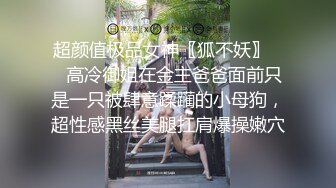 超颜值极品女神〖狐不妖〗❤️高冷御姐在金主爸爸面前只是一只被肆意蹂躏的小母狗，超性感黑丝美腿扛肩爆操嫩穴