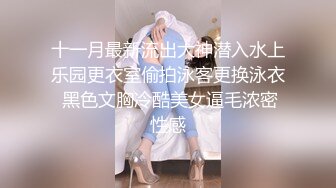 十一月最新流出大神潜入水上乐园更衣室偷拍泳客更换泳衣 黑色文胸冷酷美女逼毛浓密性感