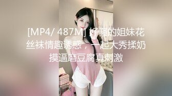 [MP4/ 487M] 好骚的姐妹花丝袜情趣诱惑，一起大秀揉奶摸逼磨豆腐真刺激