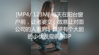 [MP4/ 123M] 每天在阳台窗户前，让老婆交，故意让对面公司的人看到，希望有个大胆的小伙发现前来3P